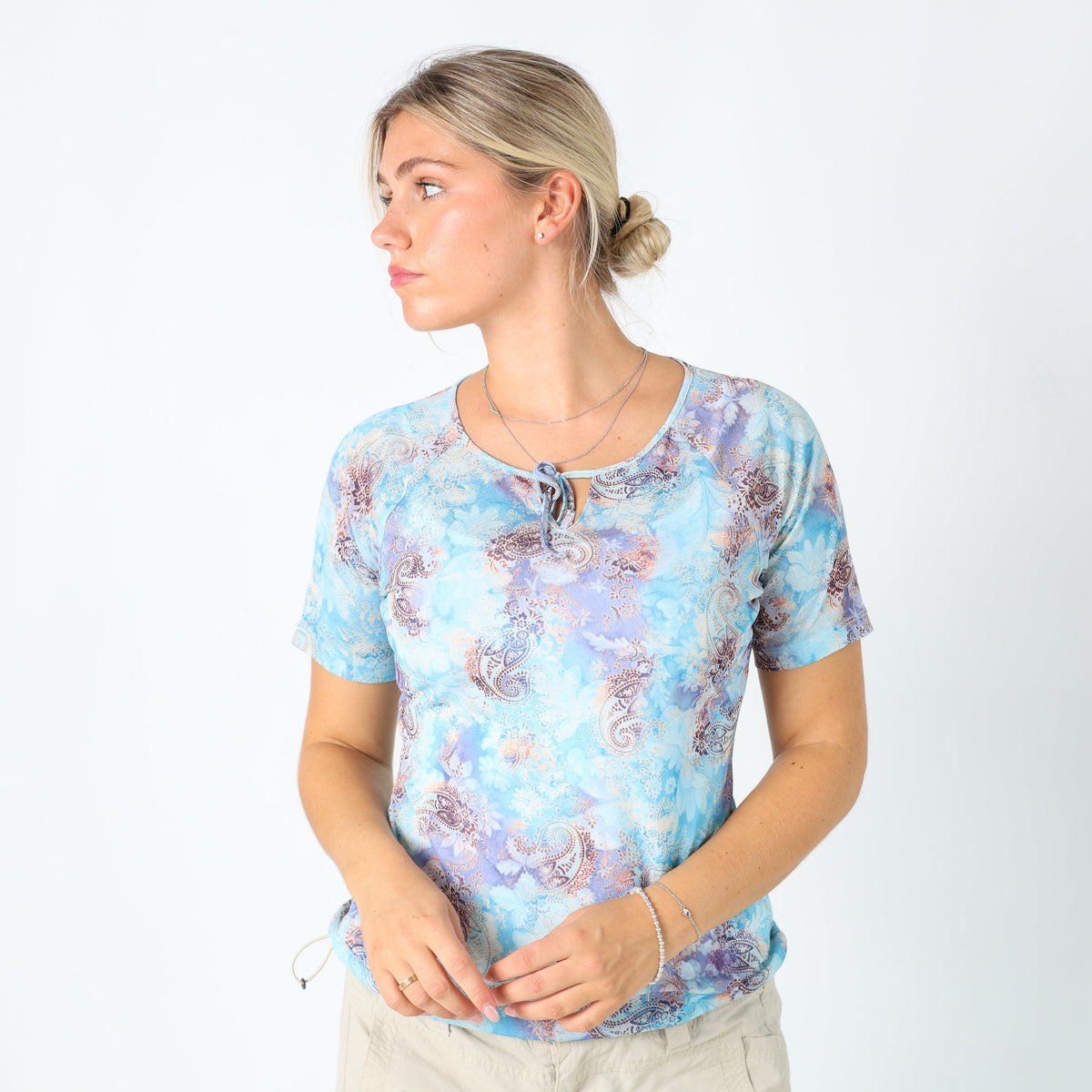 Light Blue Y2K T-shirt (M)
