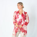 Pink Y2K Carlo Pignatelli Blouse Floaty Sheer (M)