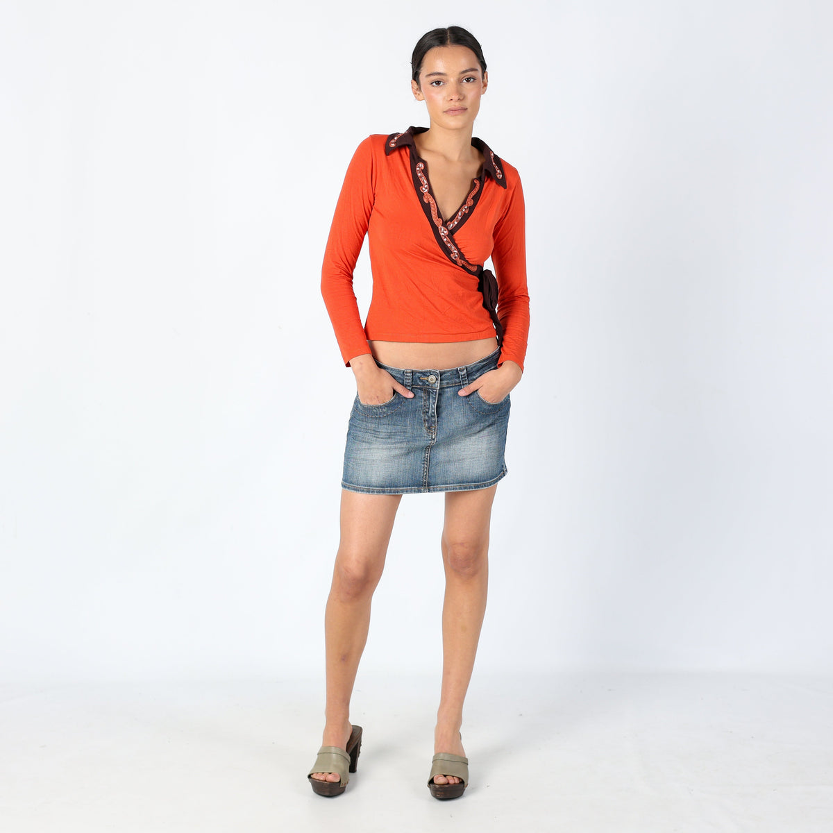 Blue 90s Pimkie Denim Mini Skirt Staple Piece (10)
