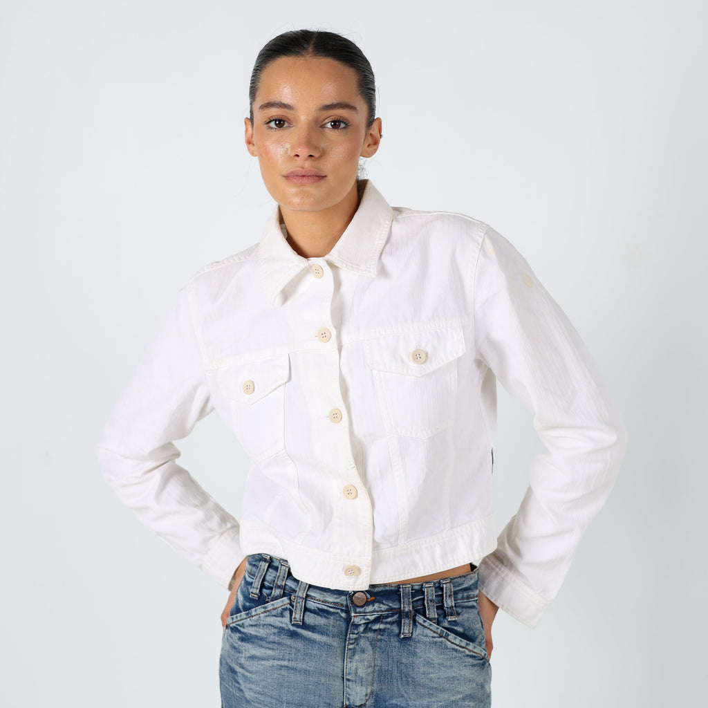 Ivory 90s Armani Jeans Light jacket (S)