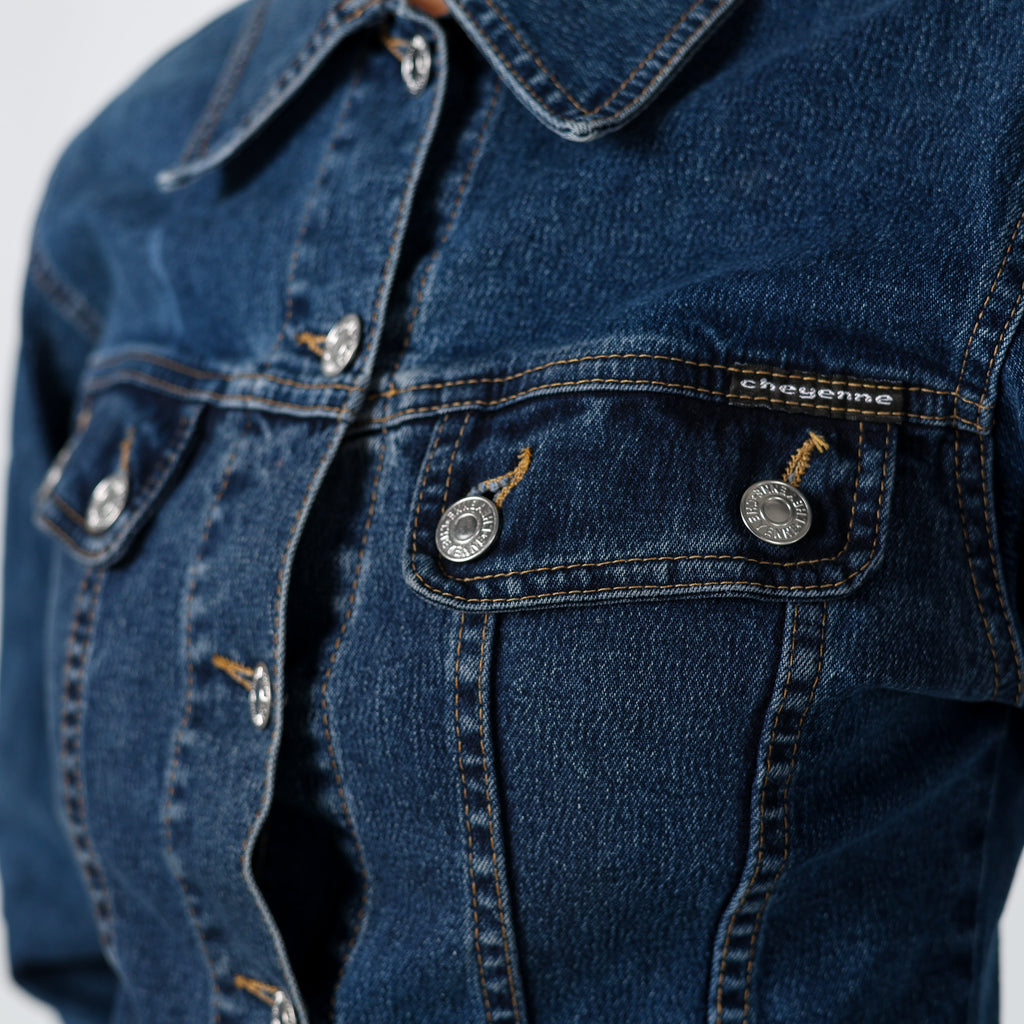 Blue 90s Cheyenne Denim Jacket (S)