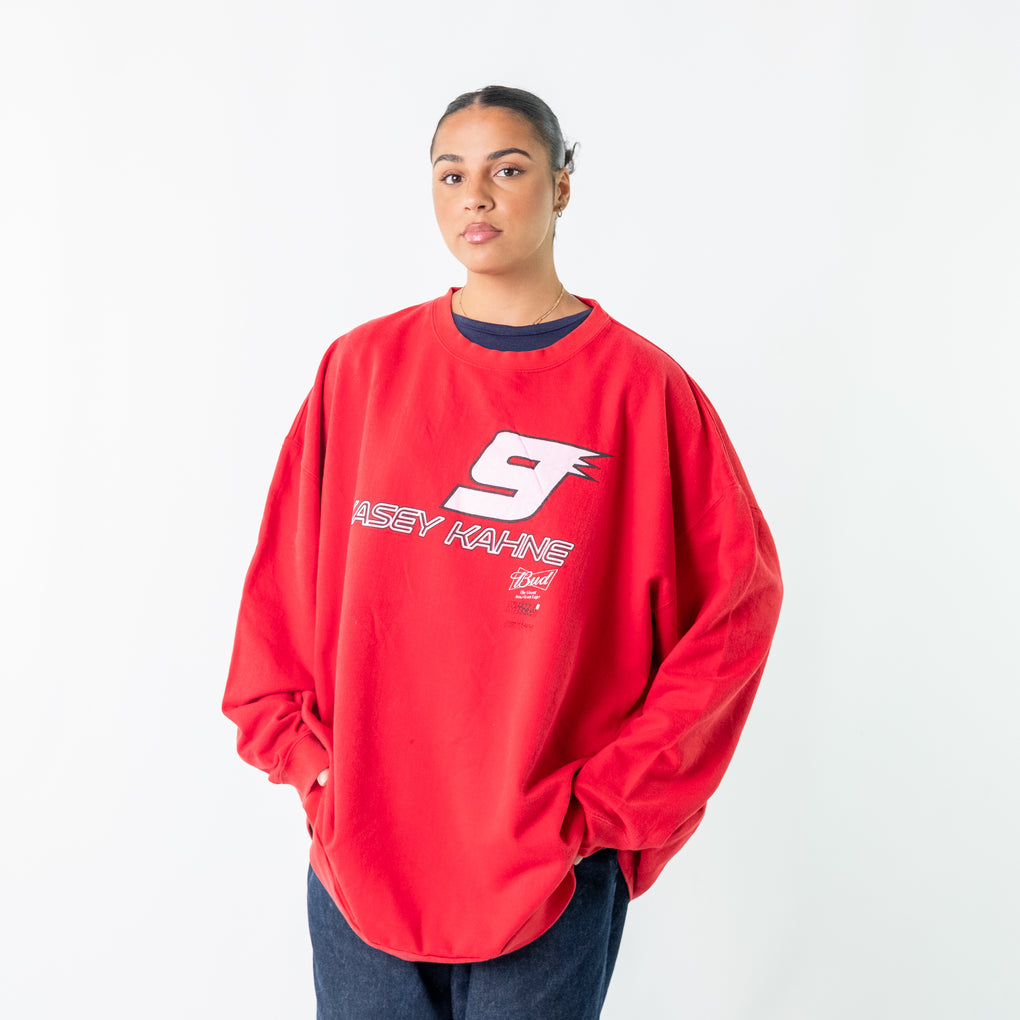 Red 90s Chase Athletics 6XL Sweatshirt XXL 28 Vintage