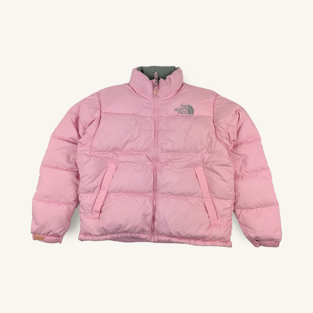 Baby pink hotsell north face puffer