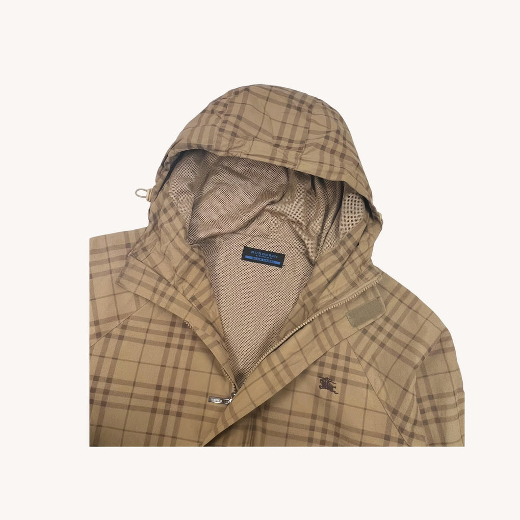 Beige 90s Burberry Novacheck Blue Label Rain Jacket (S) – 28 Vintage