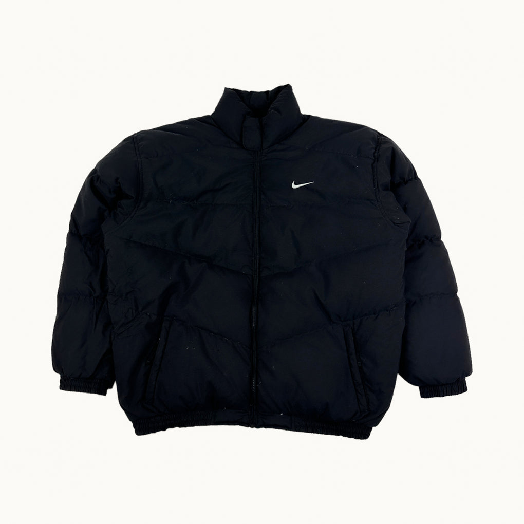 Black 90s NIKE Puffer Jacket Coat (XL) – 28 Vintage