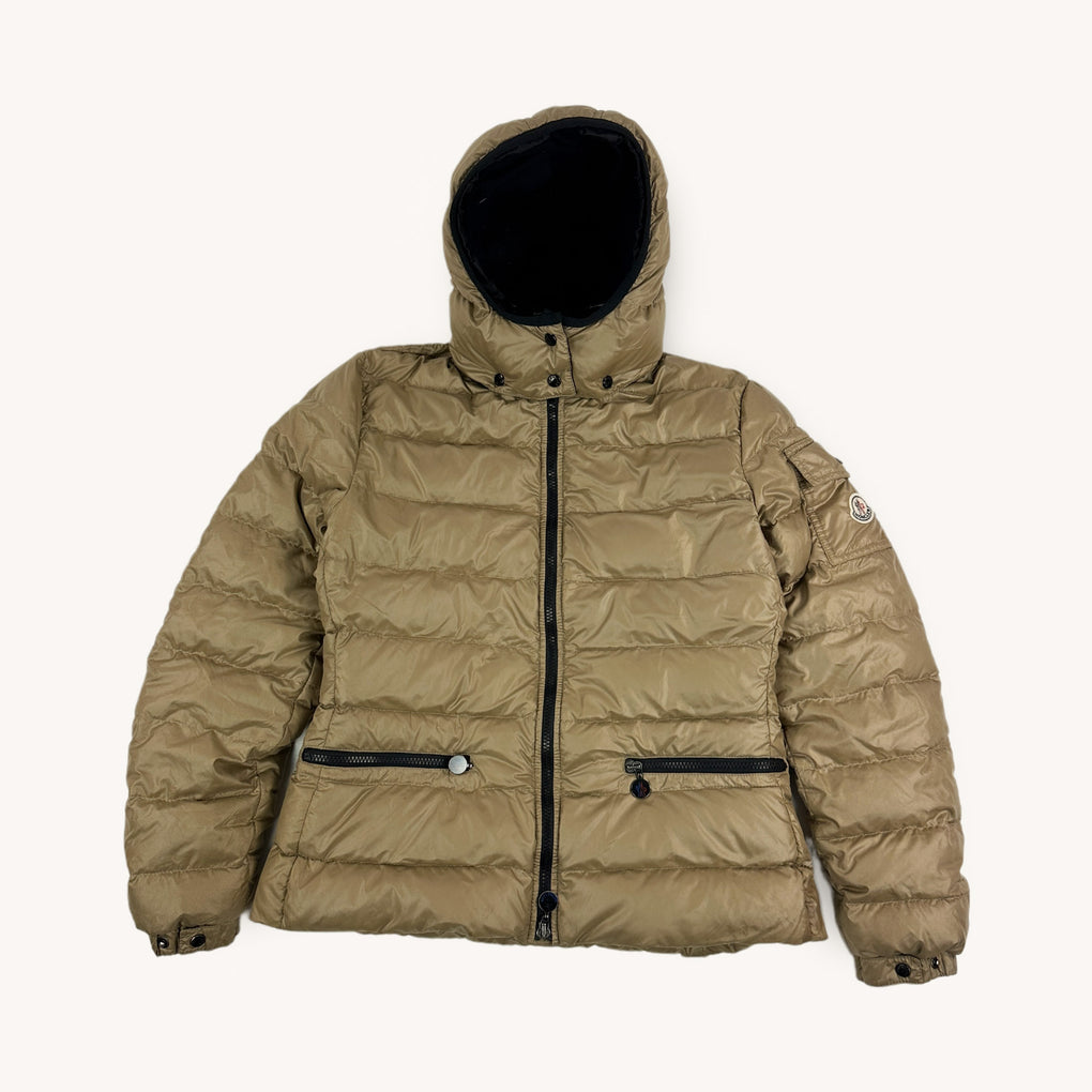 Moncler tan discount puffer