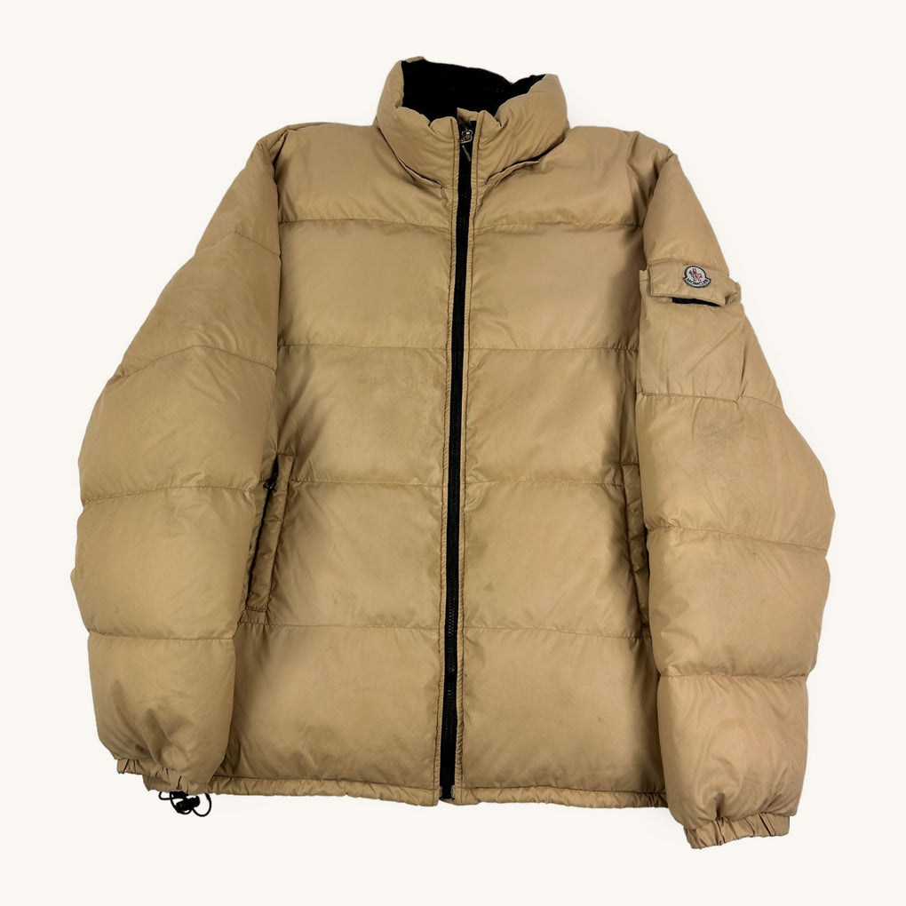 Tan moncler discount jacket